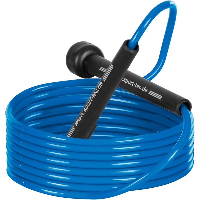 Скакалка для HIIT, боксу, MMA, фітнесу та кросфіту, 300 см (Блакитна)