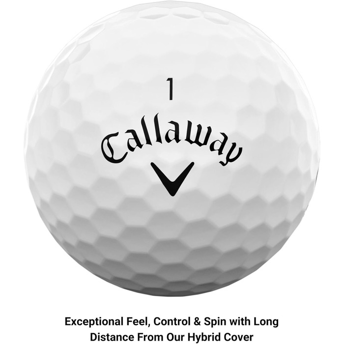 Гольф-м'ячі Callaway Supersoft 2023 білі