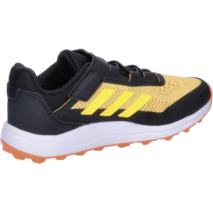 Дитячі кросівки adidas Terrex Agravic Flow для трейлраннінгу, унісекс, на липучці (28 1/2 EU, Semi Spark Spark Amber Tint)