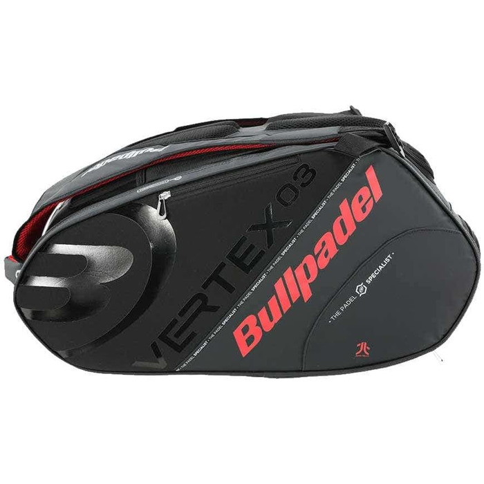 Сумка для паделу Bullpadel Vertex BPP22001, чорна/червона