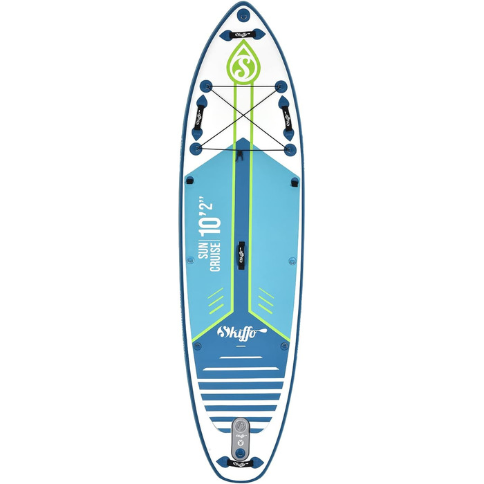 SUP дошка Skiffo Sun Cruise 10'2 – надувна, комплект з веслом, лішем та насосом, 284 л, 310 x 84 x 15 см
