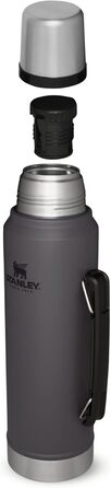 Термос Stanley Classic Legendary, нержавіюча сталь, 1 л, тримає тепло/холод 15-48 годин, BPA Free, для напоїв, мийка в посудомийці