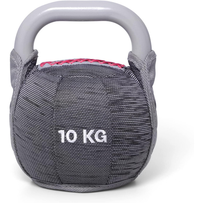 Жіноча фітнес гиря Soft Kettlebell для формування тіла, кондиції та нарощування сили | Текстильний чохол для тренувань вдома (10 кг)