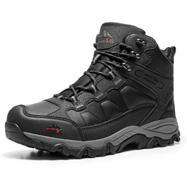 Чоловічі трекінгові черевики NORTIV 44 EU, чорні: водонепроникні, для хайкінгу, альпінізму та туризму