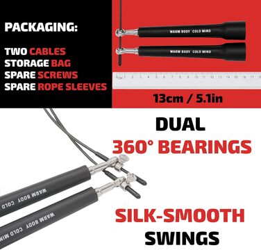 Скакалка Speed-Spring для чоловіків та жінок, ідеально для важкої атлетики, боксу, фітнесу, занять спортом в приміщенні та на вулиці, рожеве