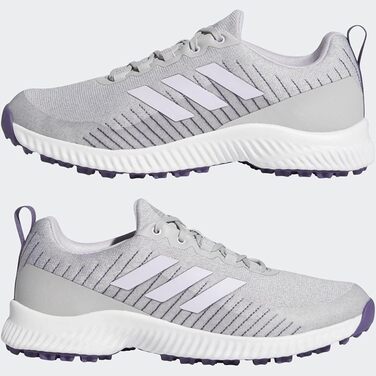Жіноче golf-взуття Adidas Response Bounce 2 Sl (37 1/3 EU, білий, фіолетовий, сірий)