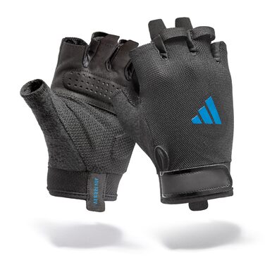 Рукавички спортивні adidas Essential Trainingshandschuhe Aeroready, шкіра, розмір XS, сині