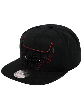 Кепка-снэпбек Mitchell & Ness Chicago Bulls чорна, універсальний розмір