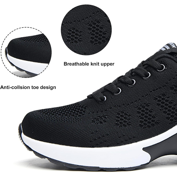 Жіночі кросівки для бігу Hitmars: спортивне взуття з повітряною подушкою, антиковзаючі, для вулиці, бігу, фітнесу, чорні, рожеві, помаранчеві, фіолетові, розміри EU 36-46