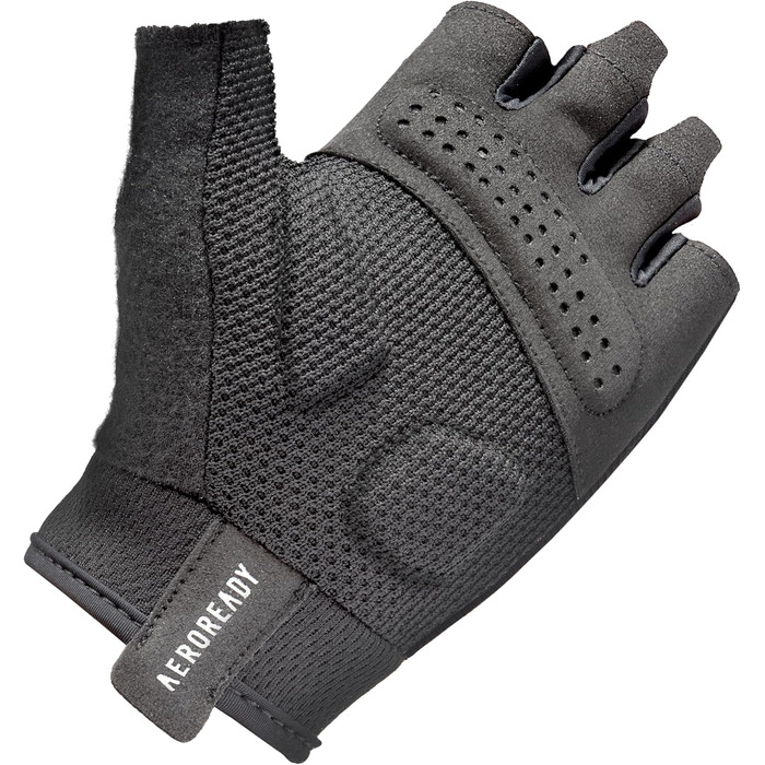Рукавиці для тренувань Adidas Essential Aeroready (XS, Білі) - вологовідвідні, з м'якою шкіряною долонею