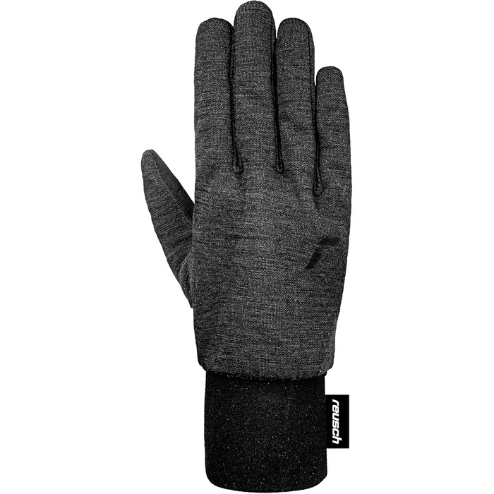 Зимові спортивні рукавички Reusch Merino Pro Touch-tec, дихаючі, для бігу, велосипеда, туризму, з сенсорними пальцями, чорні, розмір 10