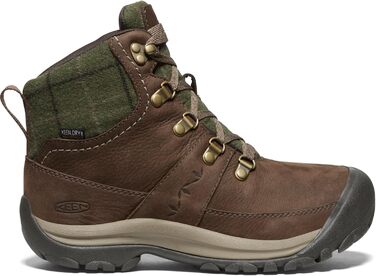 Черевики зимові KEEN Kaci 3 Mid Waterproof для жінок (35 EU, Dark Earth Green Plaid)