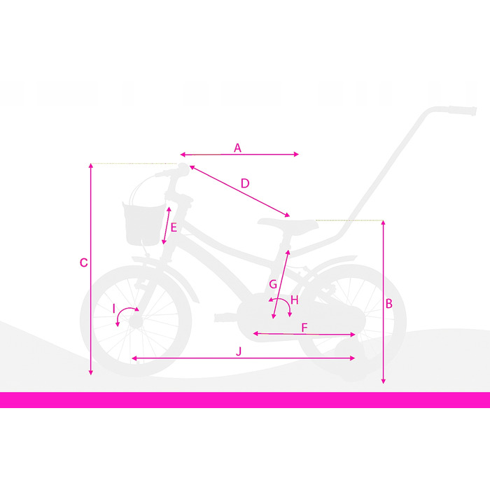 Дитячий велосипед Tabou 16 дюймів, алюмінієвий, багатоколірний, 1 швидкість