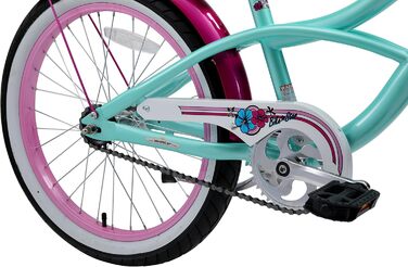 Дитяче велосипед BIKESTAR 20/24 дюйми для хлопчиків та дівчаток (від 6 років) | Велосипед крузер | Без ризику | Колір м'ятний
