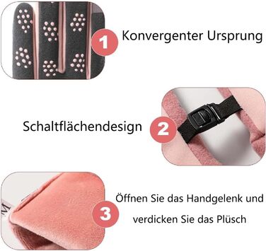 Зимові велосипедні рукавички для жінок, теплі термо рукавички з підтримкою сенсорного екрану, для бігу, їзди, велоспорту та піших прогулянок