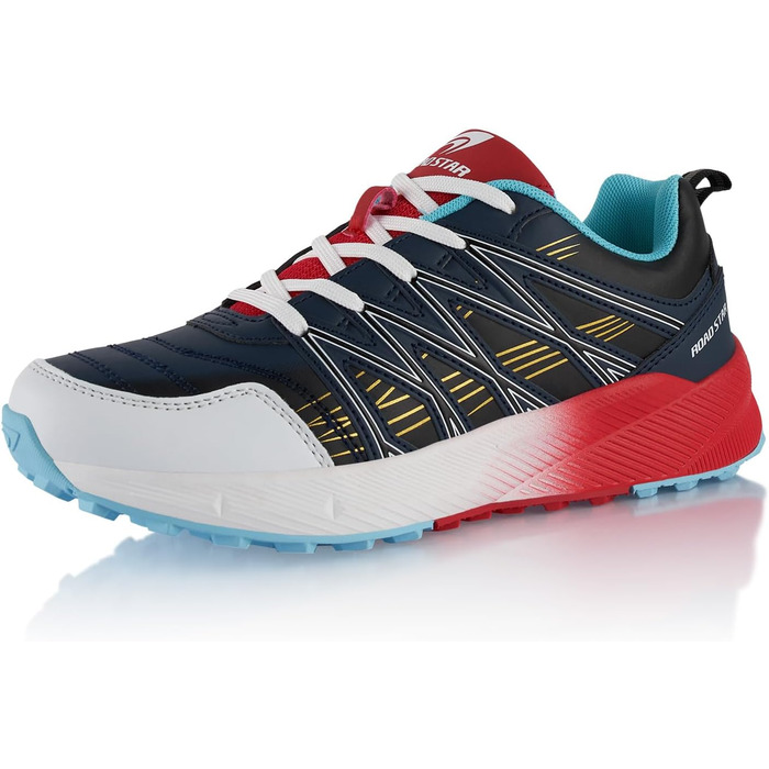 Черевики для трекінгу та трейлраннінгу для жінок та чоловіків. Чорні та червоні, розмір 41 EU. Дихаючі туристичні черевики.