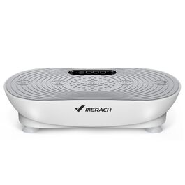 Виброплатформа MERACH V33 Pro високочастотна для схуднення та масажу, біла