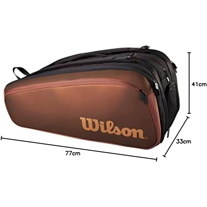 Ракетка для тенісу Wilson Pro Staff V14 Super Tour Bag - Коричнева (15 шт.)