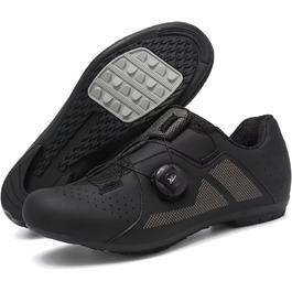 Шкарпетки для шосейного велосипеда для чоловіків – легкі, дихаючі, сумісні зі штифтами для тривалих поїздок та цілоденного комфорту 45 EU Чорний