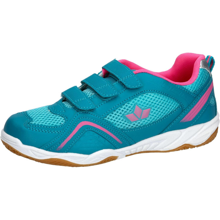 Дитячі спортивні зала Halenturnschuhe Lico для залу (35 EU, блакитно-рожеві)