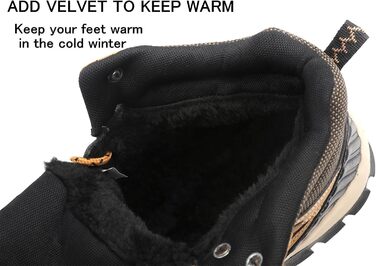 Черевики зимові чоловічі Arrigo Bello: зимові чоботи, трекінгові черевики, водонепроникні, теплі, з антиковзкою підошвою, розмір 41-46, колір: коричневий