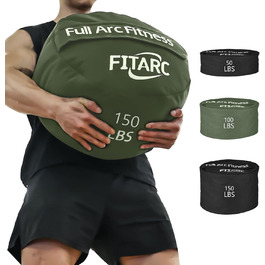 Мішок для тренувань Fitarc Sandsack - 150LB (зелений) - для крос-тренінгу та силових вправ