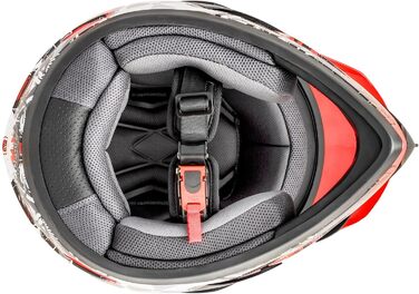 Мотошолом ATO-Moto 804 GS War Rot Cross з візором, ECE 22.05, XL (61 см)