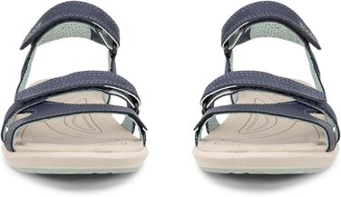 Жіночі сандалії ECCO Cruise II Flat (38 EU, Колір: Синій Marine Ice Flower)