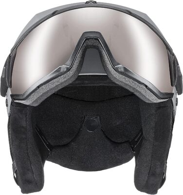 Гірськолижний шолом uvex Instinct Visor Pro V з візором, для жінок і чоловіків, розмір 59-61 см, індивідуальне регулювання