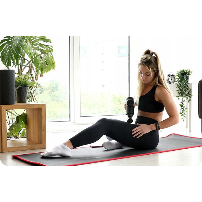 Перкусійний масажер Herz Medical — масажний пістолет для спини, стоп та всього тіла