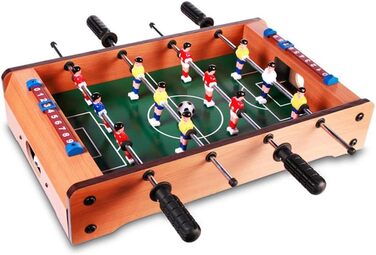 Настільний футбол Spetebo 50x31 см — міні-кікер, масивний футбольний стіл