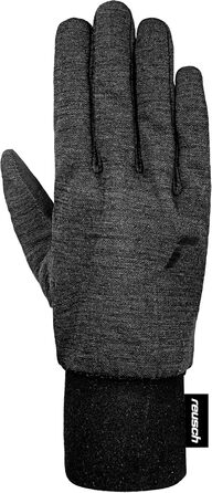 Зимові спортивні рукавички Reusch Merino Pro Touch-tec, дихаючі, для бігу, велосипеда, туризму, з сенсорними пальцями, чорні, розмір 10