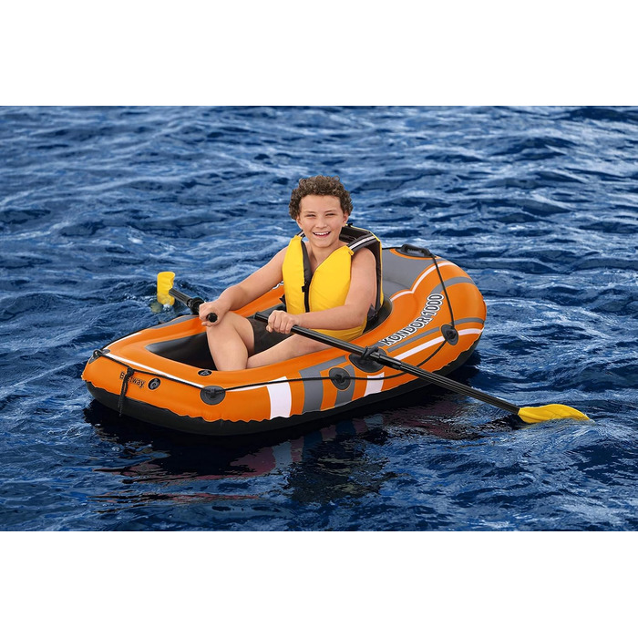Надувний човен Bestway Kondor 1000, 155x93x30 см, для 1 людини, комплект