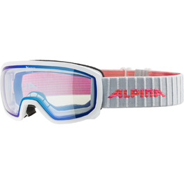 ALPINA Unisex дитяча лижна маска Scarabeo Jr. V, захисні окуляри для сноуборду та гірськолижного спорту