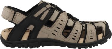 Чоловічі сандалі Geox Strada CSport (46 EU, Lt Taupe)