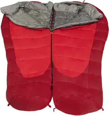 Спальний мішок ALEXIKA Nord Unisex, червоно-сірий, 80x220x55 см, 9227.0106