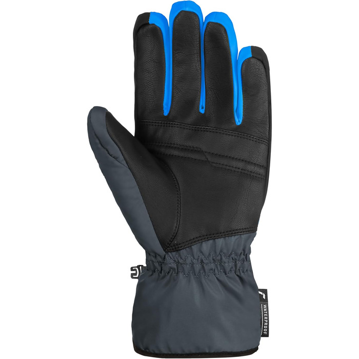 Унісекс рукавички Reusch Brandon R-tex XT для чоловіків, темно-сірі/жовті, розмір 9, водонепроникні зимові перчатки