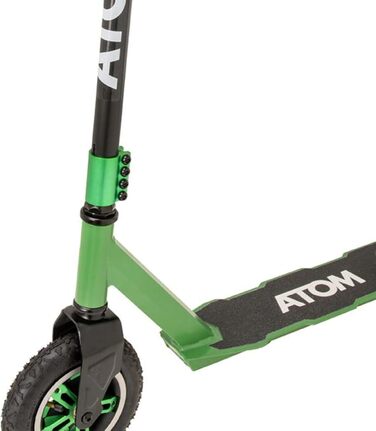 Двоколісний трюковий самокат ATOM Dirt Rider Roller для бездоріжжя, максимальне навантаження 100 кг, для дорослих і підлітків від 6 років
