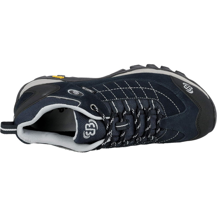 Чоловіче трекінгове взуття Brütting Mount Crillon Low Outdoor, 45 EU, темно-синій, сірий