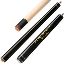 Професійна кий для більярду/пулу Crival Heavy Hitter Jump-Break-Queue, 3-х частин, 137.2 см, з клена, чорного кольору