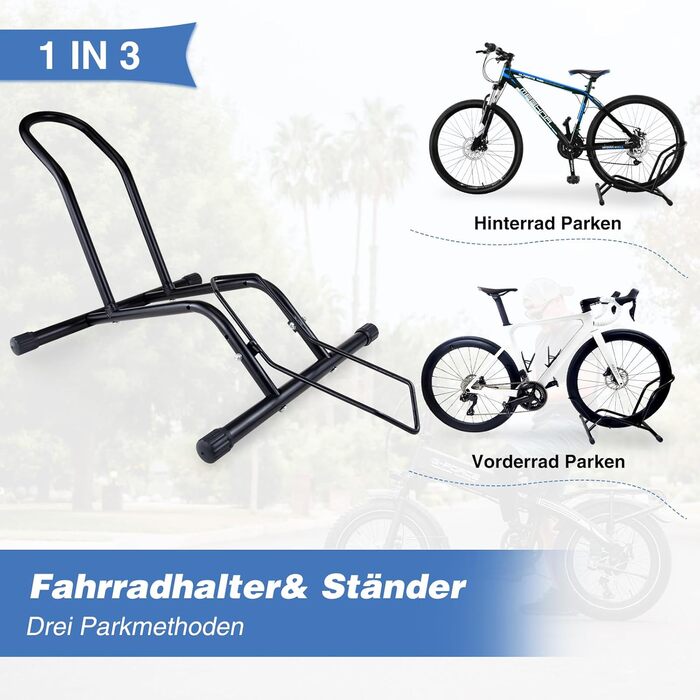 Підставка для велосипедів зі сталі, регульована, для 2 велосипедів. Стабільна підставка для MTB, шосе, електровелосипедів (2 шт.)