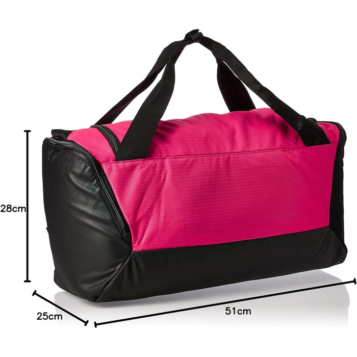 Дорожня сумка Nike Brasilia Carry-On для ручної поклажі, Rush Pink/Black/White, універсальний розмір