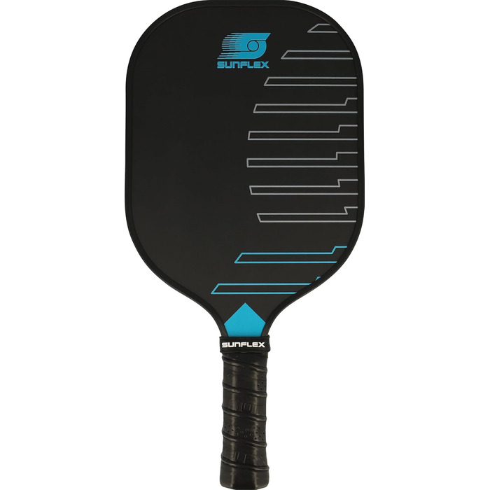 Sunflex Pickleball ракетка Reticulo FG13 Friction з фібергласовою поверхнею, для професіоналів і любителів, трендовий спорт для всіх вікових груп
