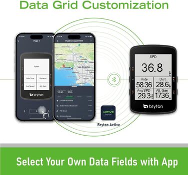Велокомп'ютер Bryton Rider 460 GPS з LCD 2,6
