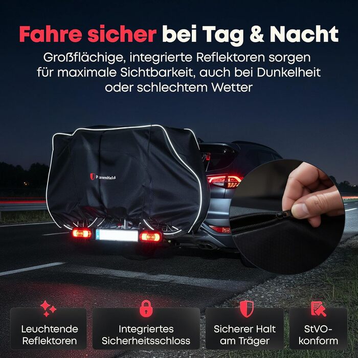 Чохол для велосипеда на фаркоп 2 шт, 600D водонепроникний, для електровелосипедів, захист для кемпера