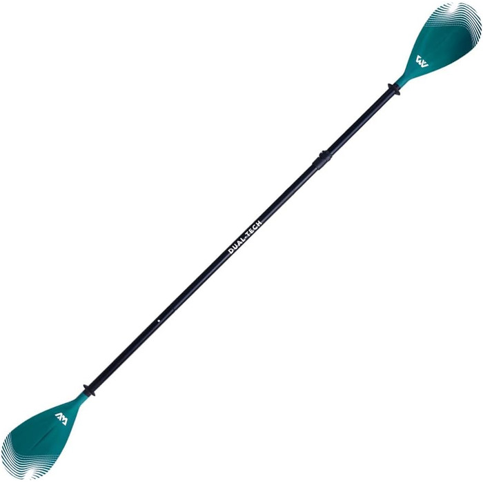 Весло Aqua Marina Dual-TECH алюмінієве для SUP і каяка, 165–215 см, 3–4 секції