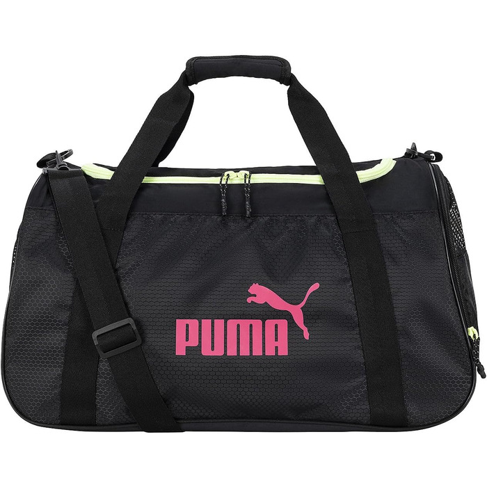 Жіноча спортивна сумка PUMA Evercat, чорна/світло-рожева, для тренувань