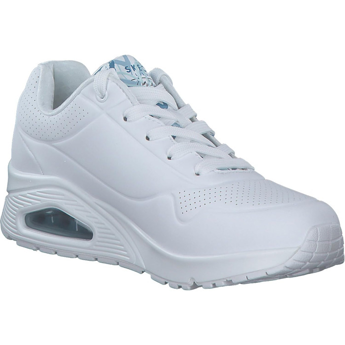 Кросівки жіночі Skechers UNO-Bright Air білі з серцем, 38 EU, Duraleather