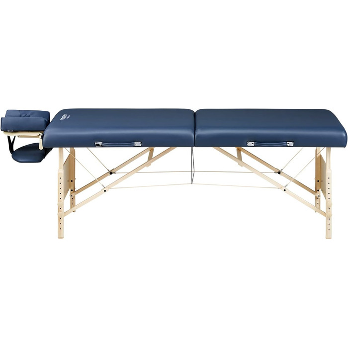 Складаний масажний стіл Master Massage Coronado 71 см, дерев'яний, для косметології та терапії, колір королівський синій