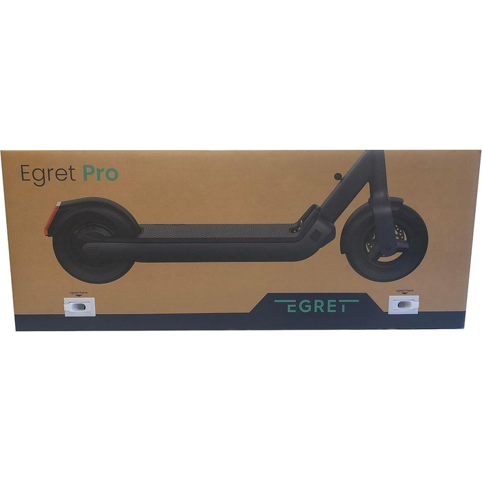 Електросамокат Egret Pro складаний з дорожнім сертифікатом, до 20 км/год, запас ходу 80 км, керування через додаток, регульований кермо, вантажопідйомність 120 кг, магнієва рама
